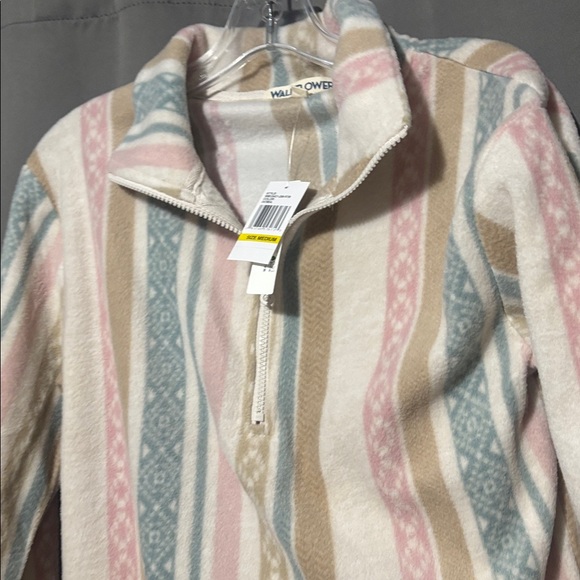 Wallflower fleece quarter-zip pullover hoodie - Picture 2 of 10